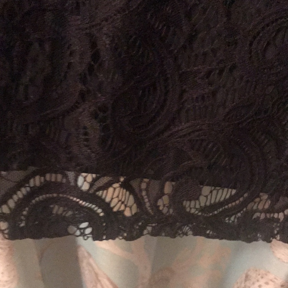 Nwt black dress with lace bottom,size 12 Nine West